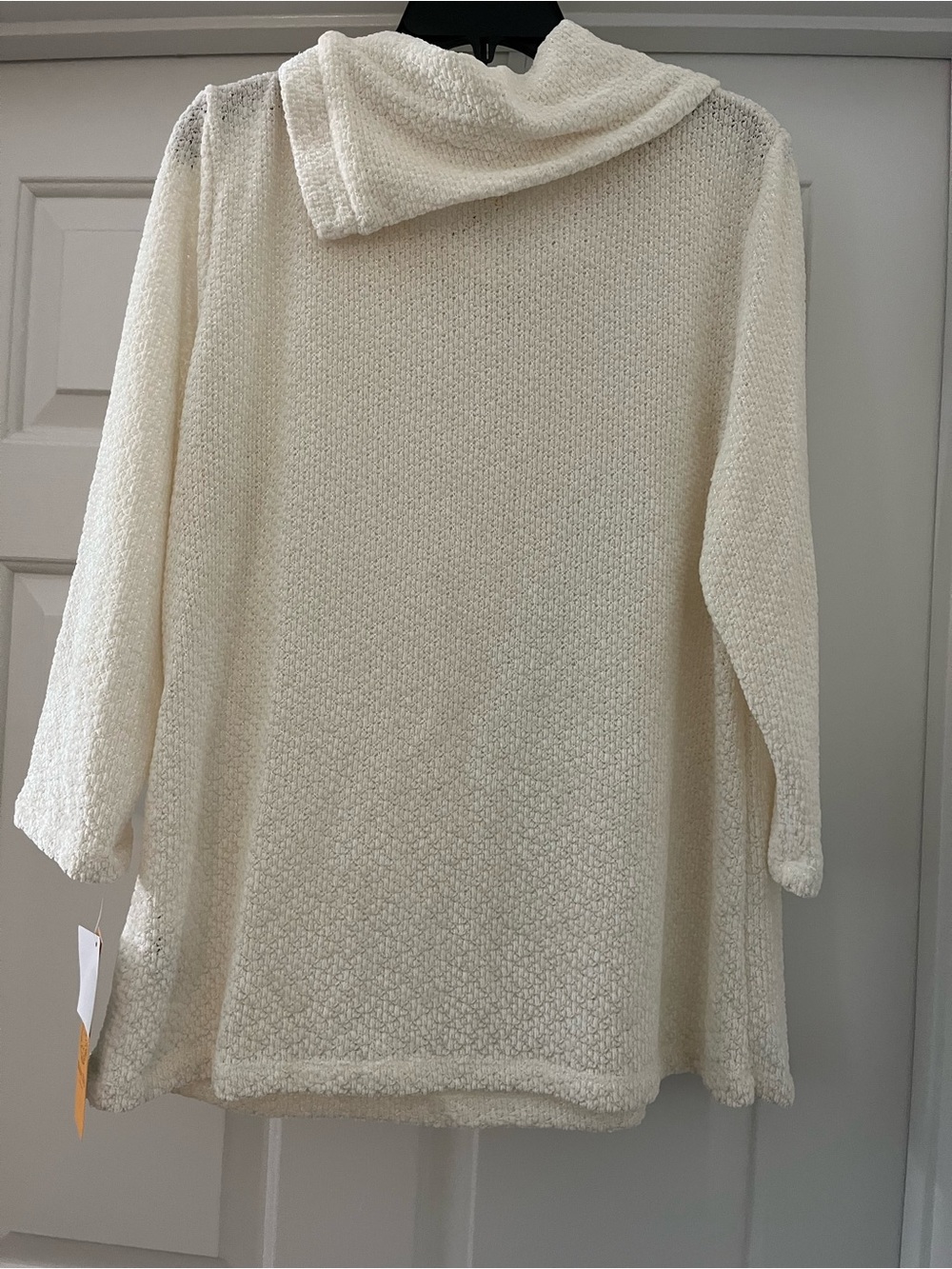 Ruby Rd. Cream Button-Neck Turtleneck Sweater - Picture 3 of 7